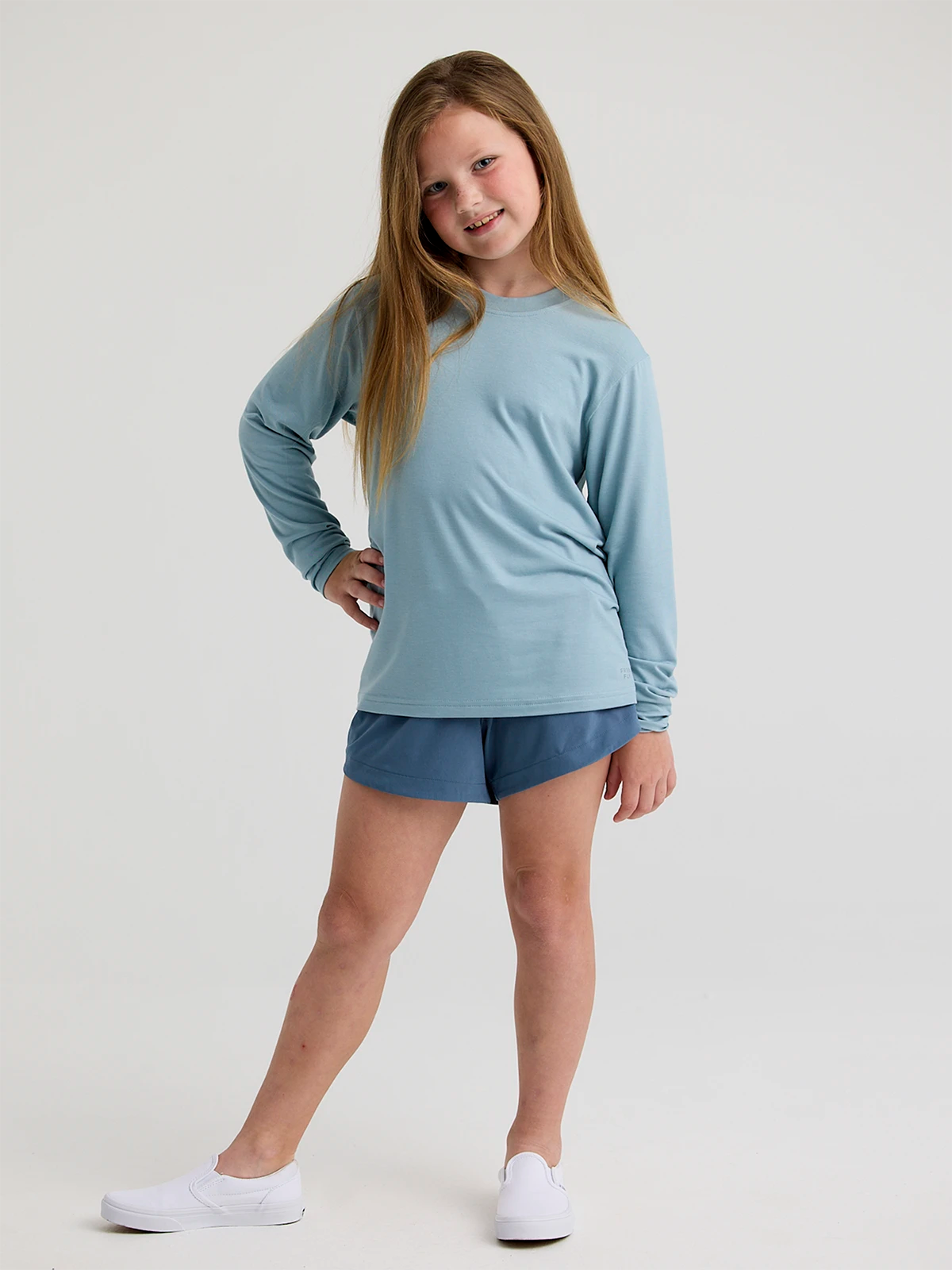Youth Bamboo Shade Long Sleeve - Ocean Mist – Free Fly Apparel
