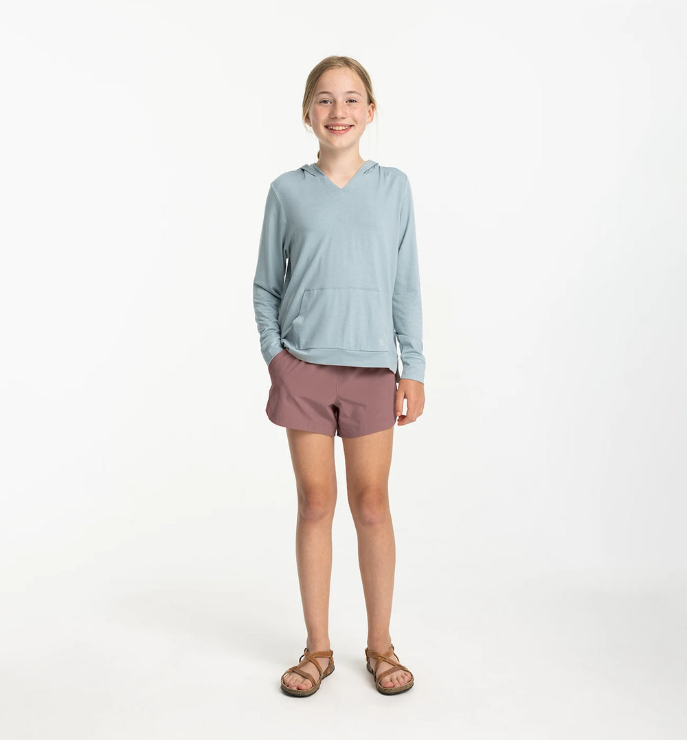 Girls' Pull-On Breeze Short - Fig second image
