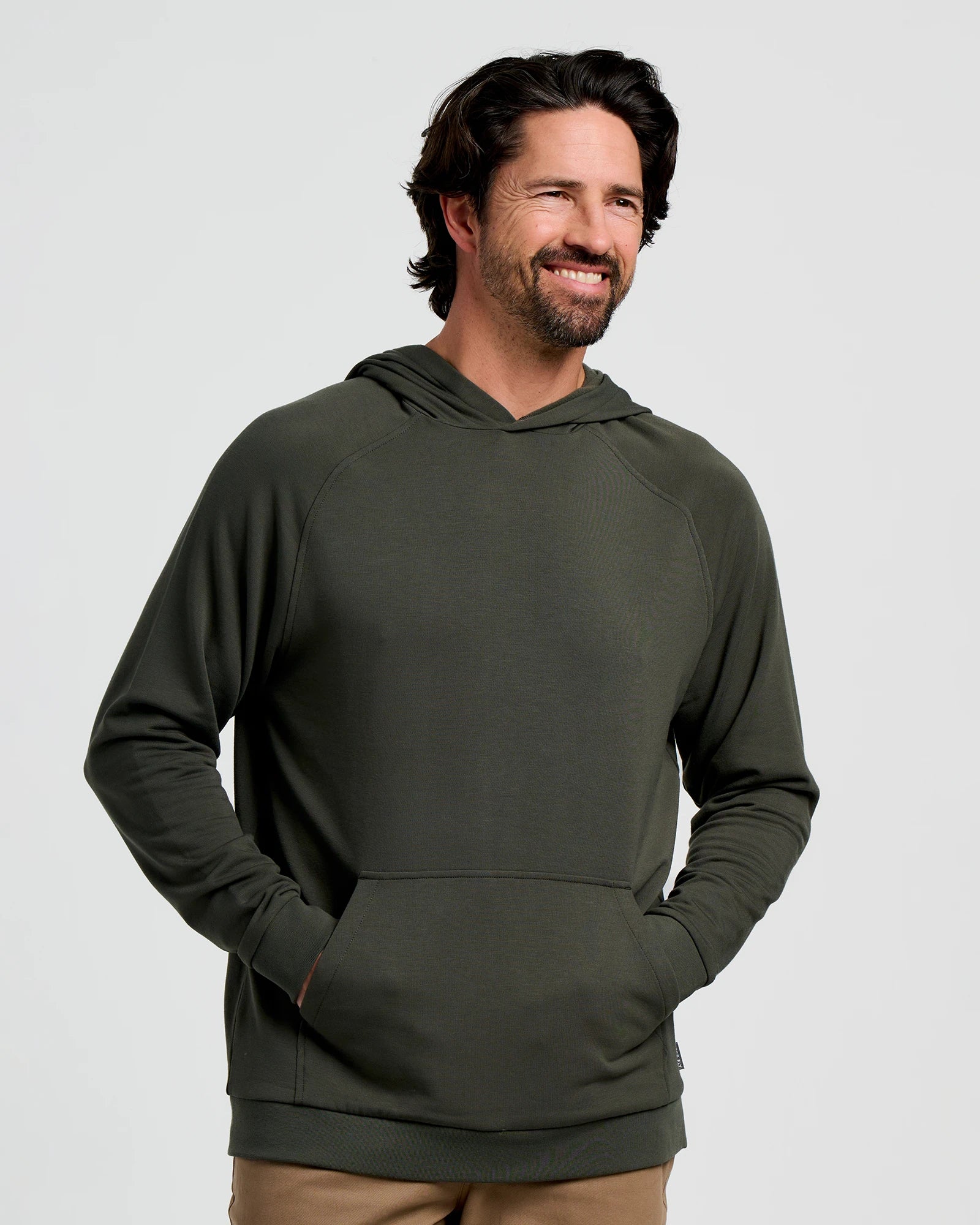 着せ替え服・アウトフィット of Men's Bamboo Lightweight Fleece Hoodie - Dark Forest – Free Fly