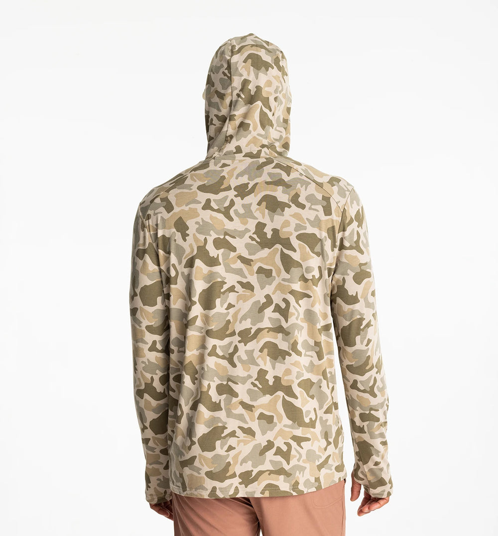 Men's Bamboo Shade Hoodie - Barrier Island Camo second image