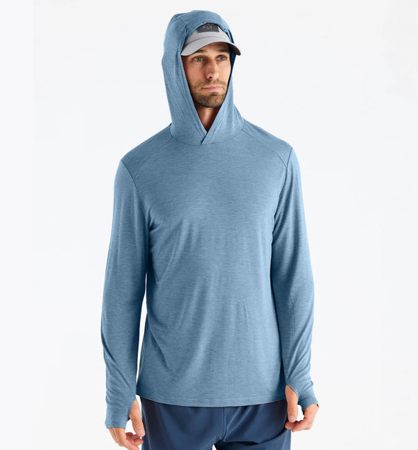 Free Fly Men's Bamboo Lightweight Hoodie Slate / Small