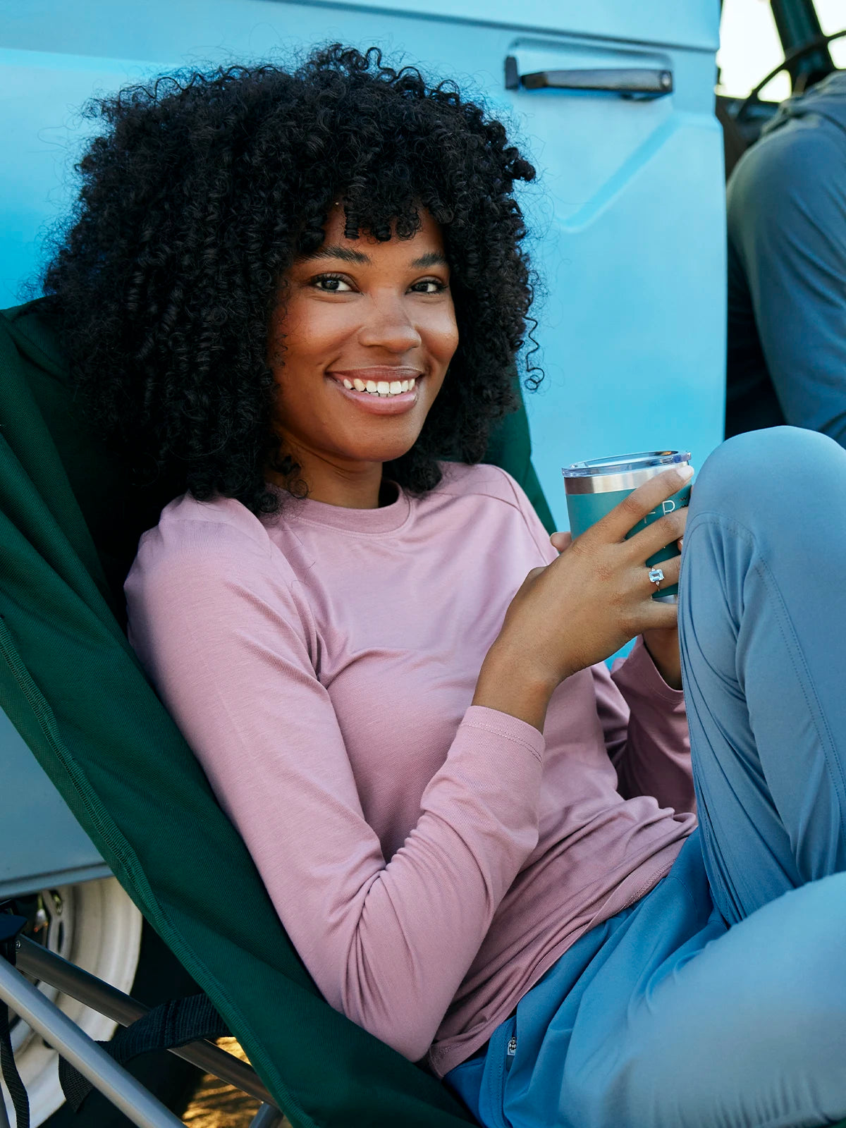 Women's Bamboo Shade Long Sleeve II - Red Cedar