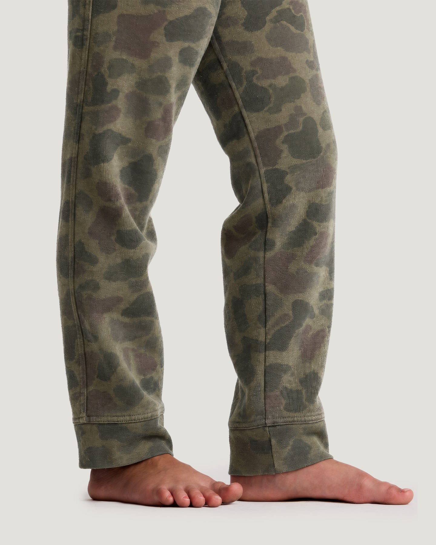 Youth Fleece Jogger - Vintage Camo Oil Green