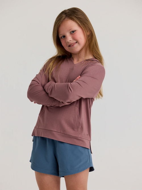 Girls' Bamboo Shade Hoodie - Fig