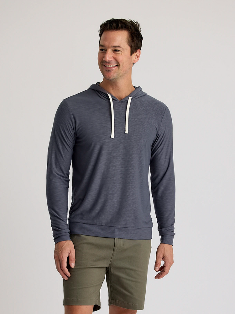 Men's Bamboo Slub Hoodie II - Storm Cloud