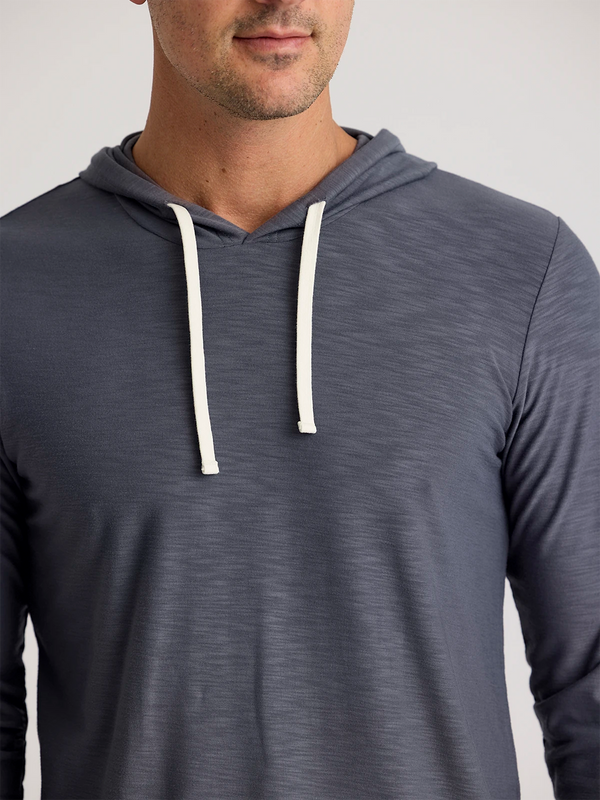 Men's Bamboo Slub Hoodie II - Storm Cloud
