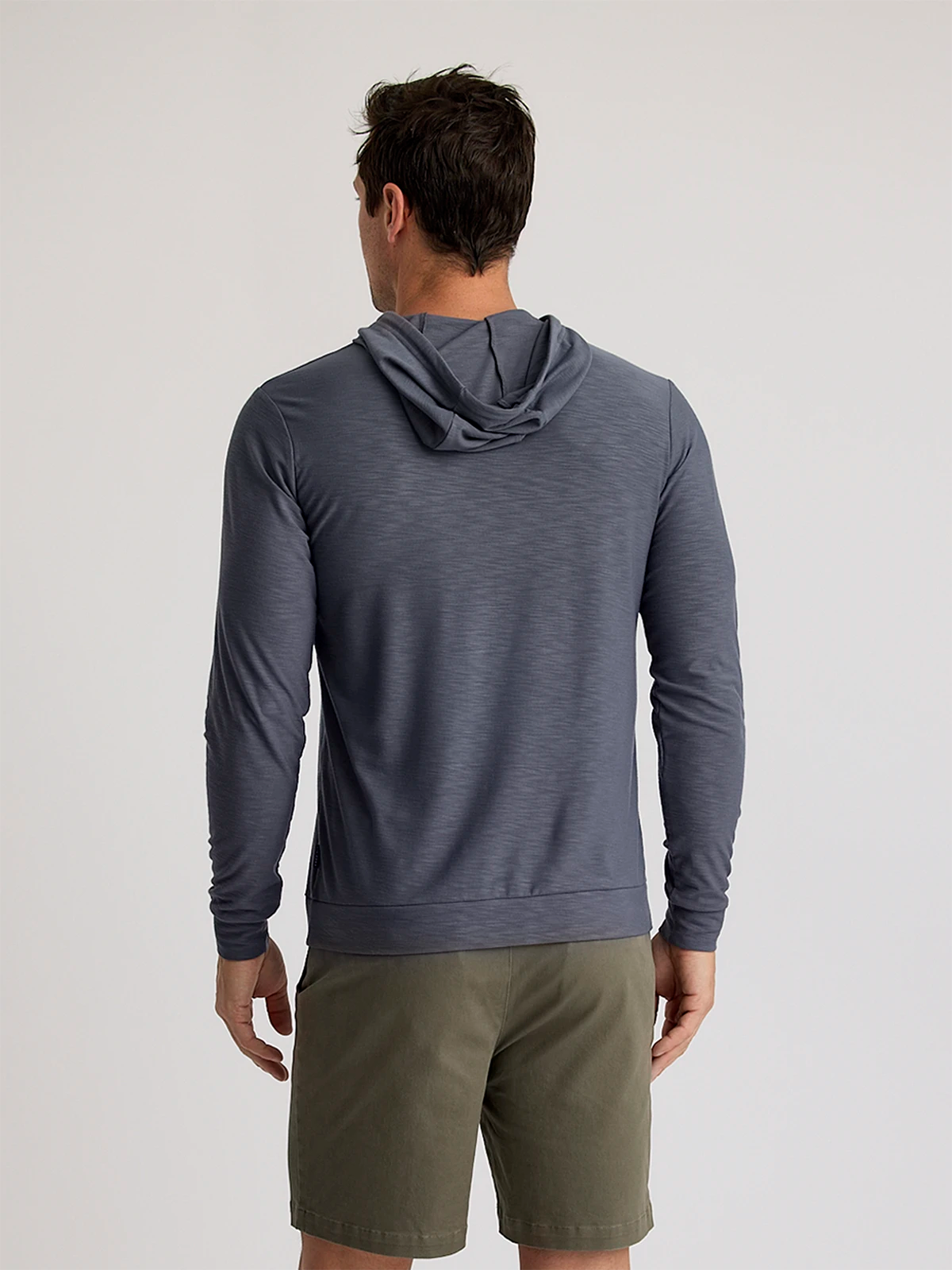 Men's Bamboo Slub Hoodie II - Storm Cloud