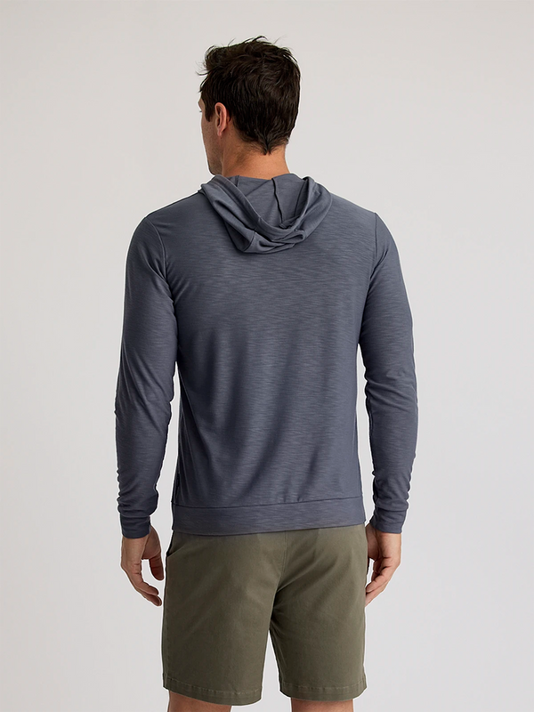 Men's Bamboo Slub Hoodie II - Storm Cloud