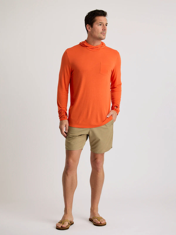 Men's Bamboo Lightweight Hoodie - Tigerlily