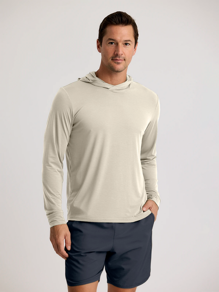 Men's Elevate Lightweight Hoodie - Heather Birch