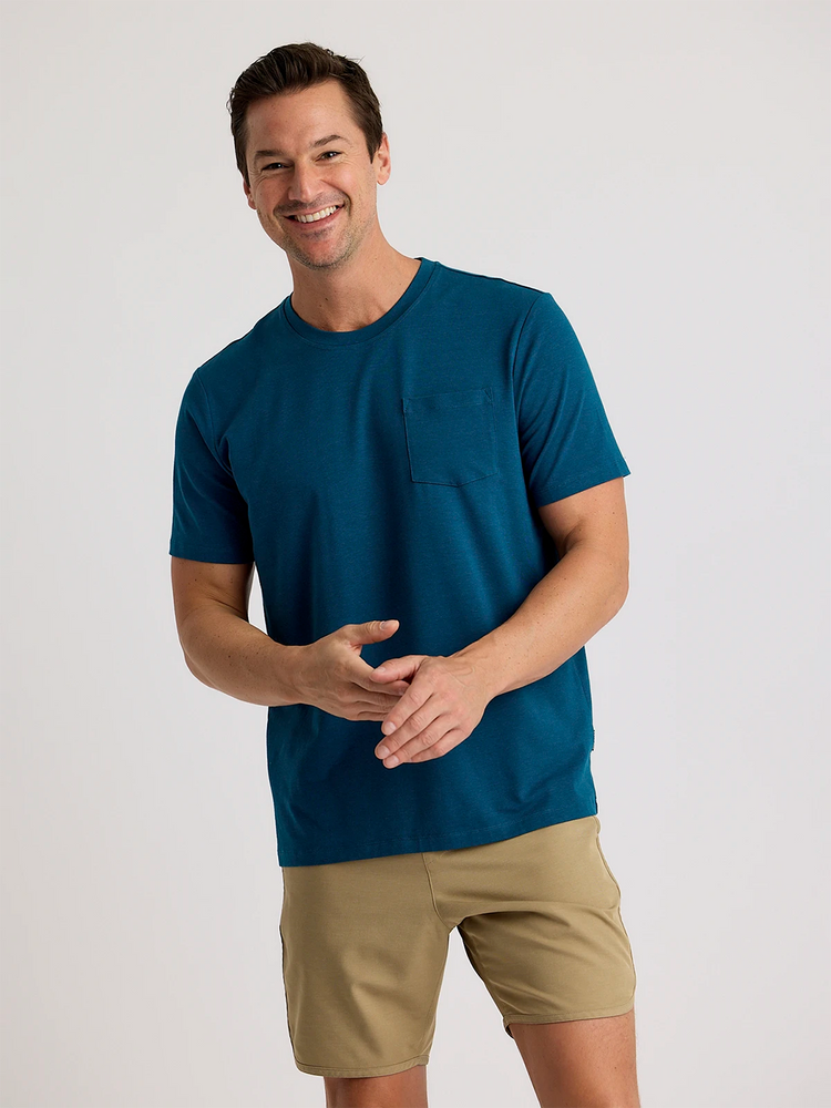 Men's Bamboo Current Pocket Tee - Legion Blue