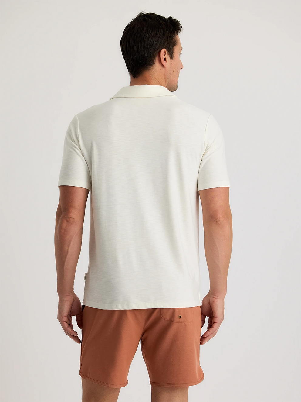 Men's Bamboo Slub Polo II - Sea Salt