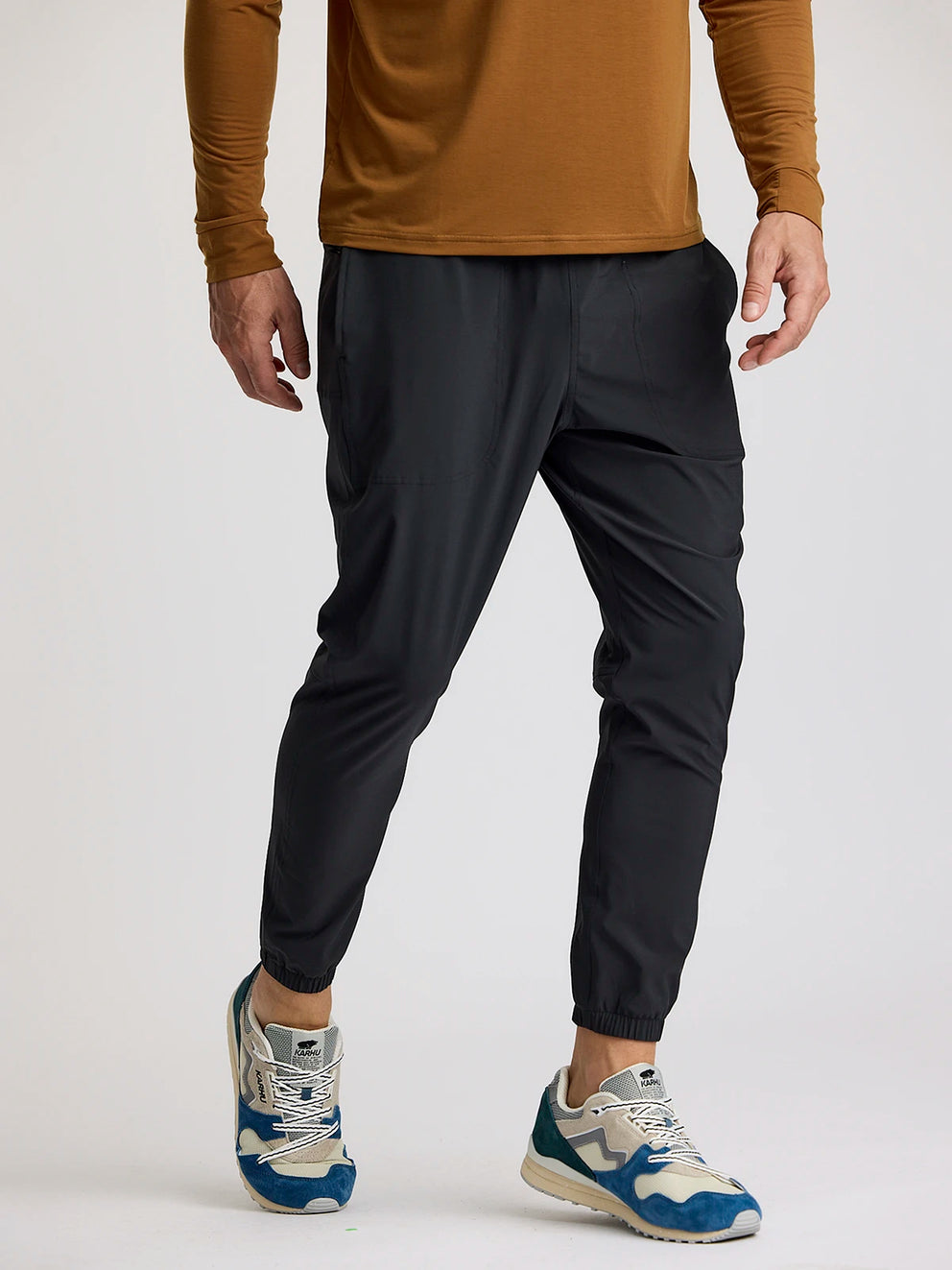 Men's Active Breeze Jogger - Black Sand – Free Fly Apparel Men's Active Breeze Jogger - Black Sand – Free Fly Apparel
