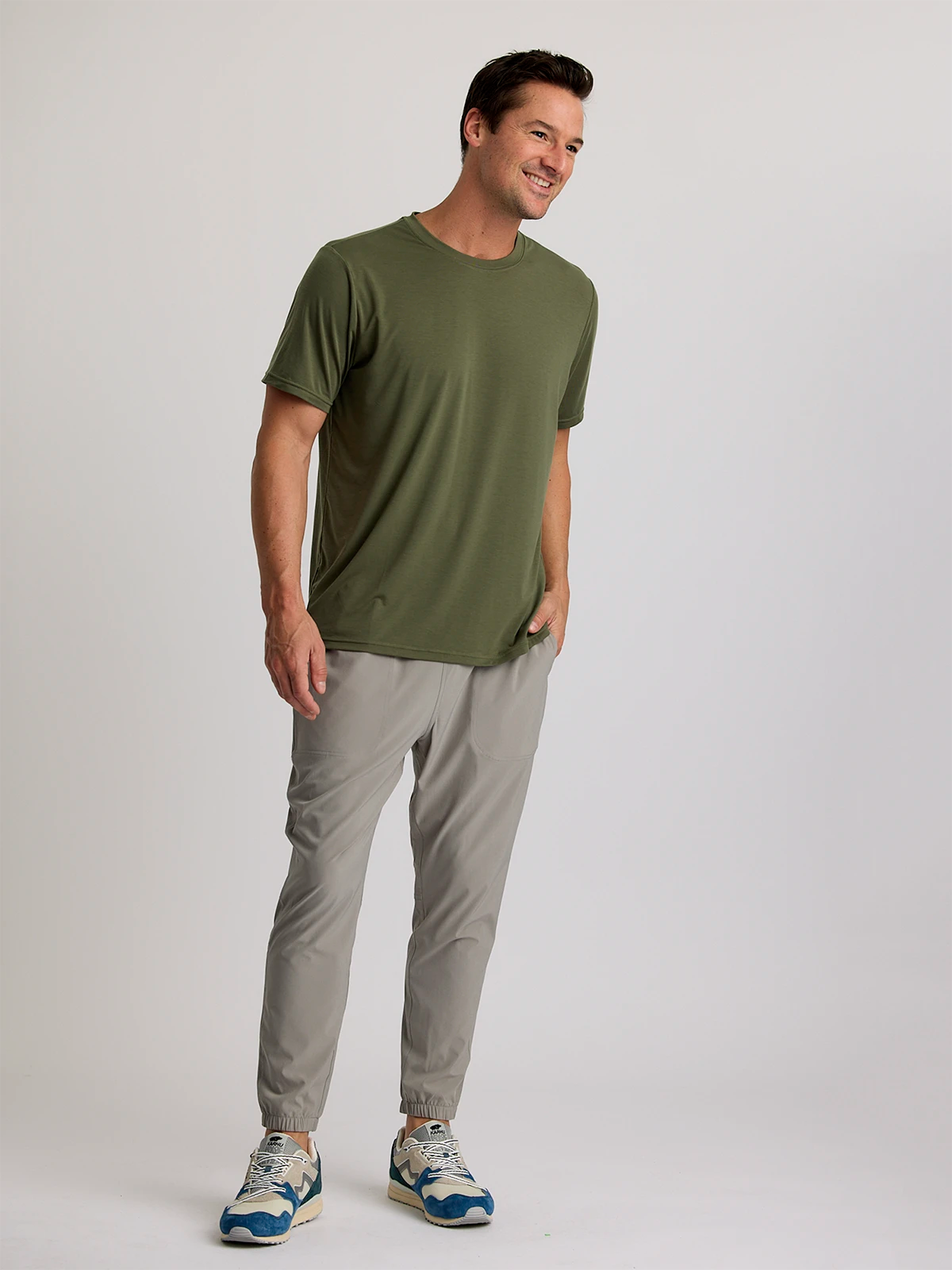 Men's Elevate Lightweight Tee - Fatigue