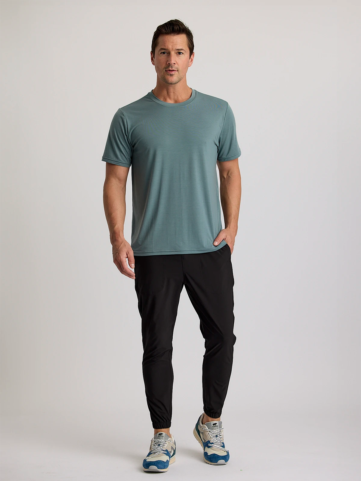 Men's Elevate Lightweight Tee - Stormy Sea