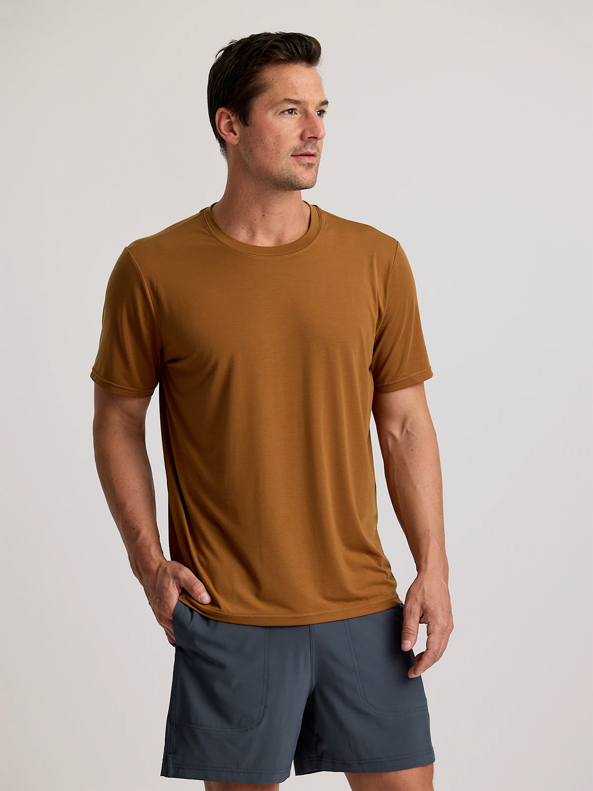 Men's Elevate Lightweight Tee - Russet