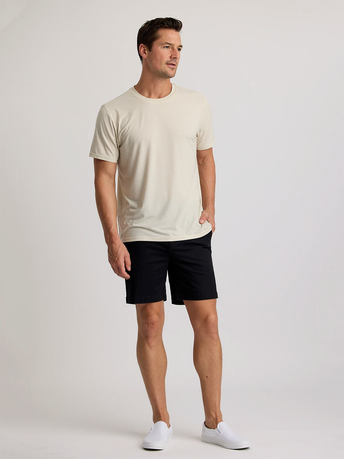 Men's Elevate Lightweight Tee - Heather Birch