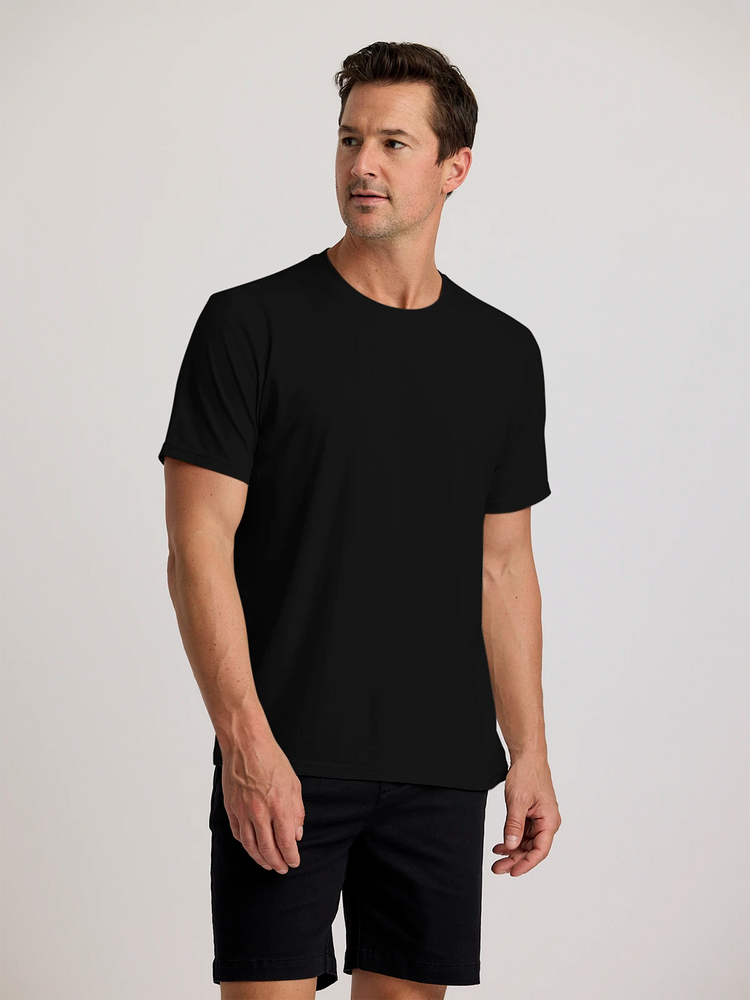 Men's Elevate Lightweight Tee - Black