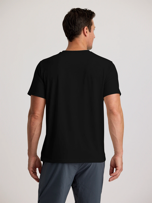 Men's Elevate Lightweight Tee - Black