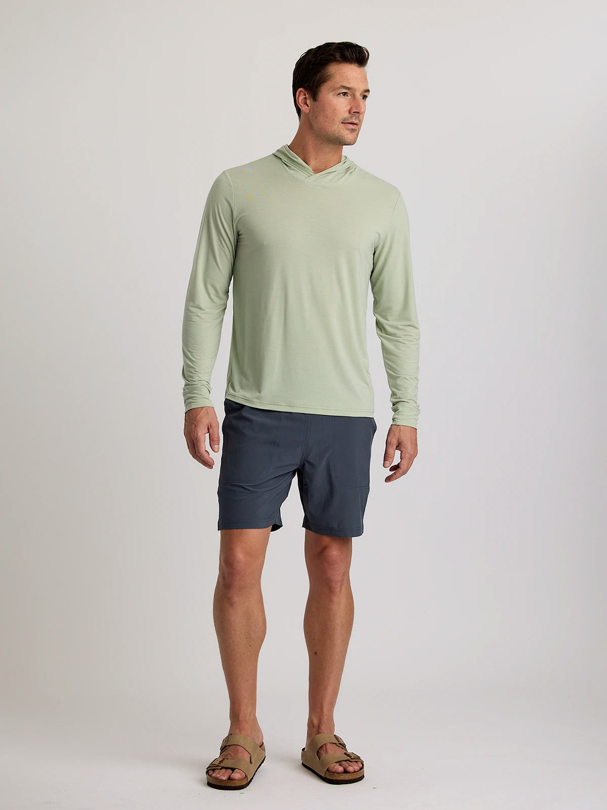 Men's Bamboo-Lined Active Breeze Short – 7" - Storm Cloud