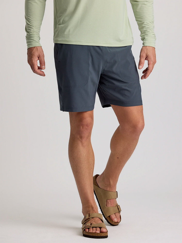 Men's Bamboo-Lined Active Breeze Short – 7" - Storm Cloud