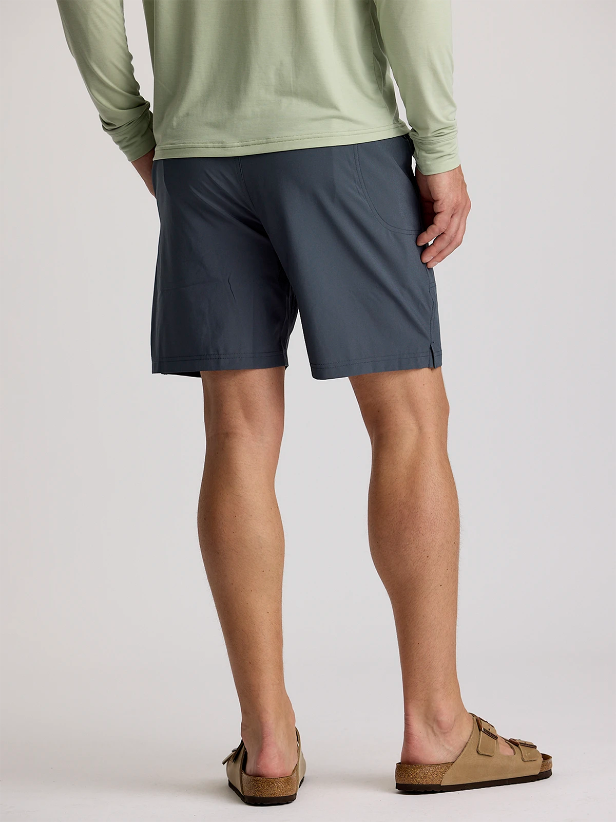 Men's Bamboo-Lined Active Breeze Short – 7" - Storm Cloud