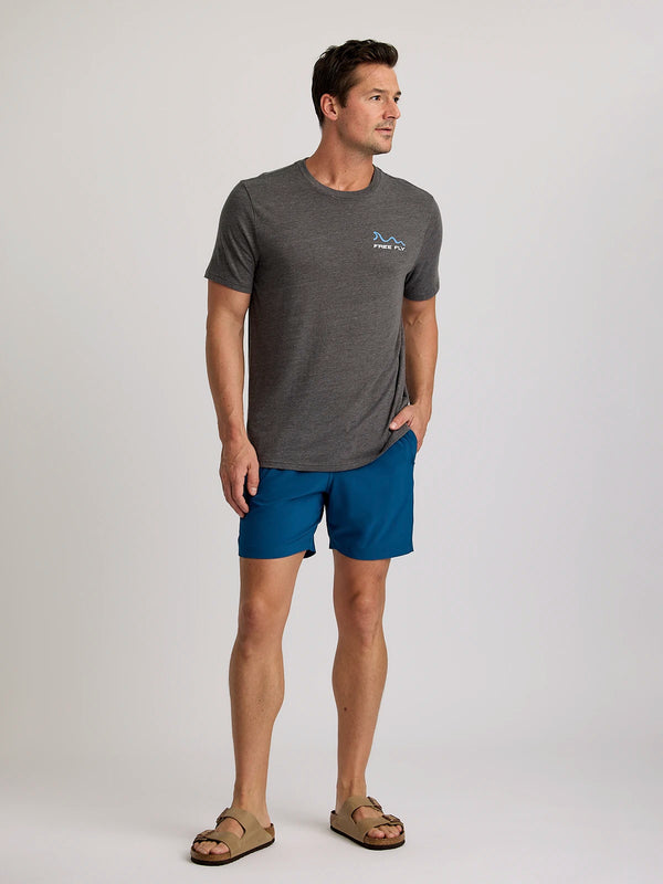 Men's Breeze Short – 6" - Legion Blue