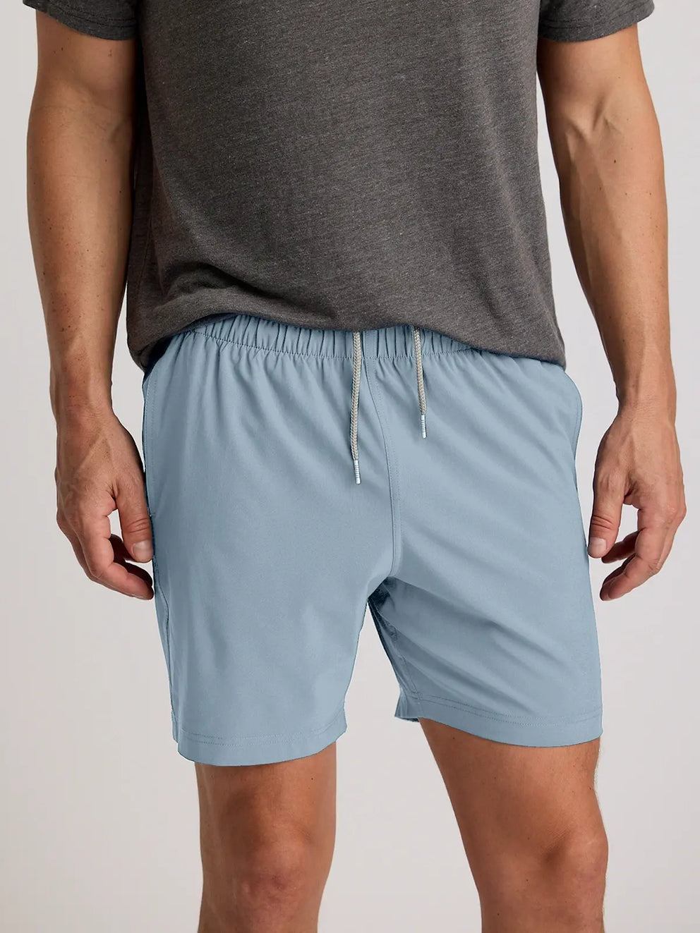 Men's Breeze Short – 6" - Blue Fog
