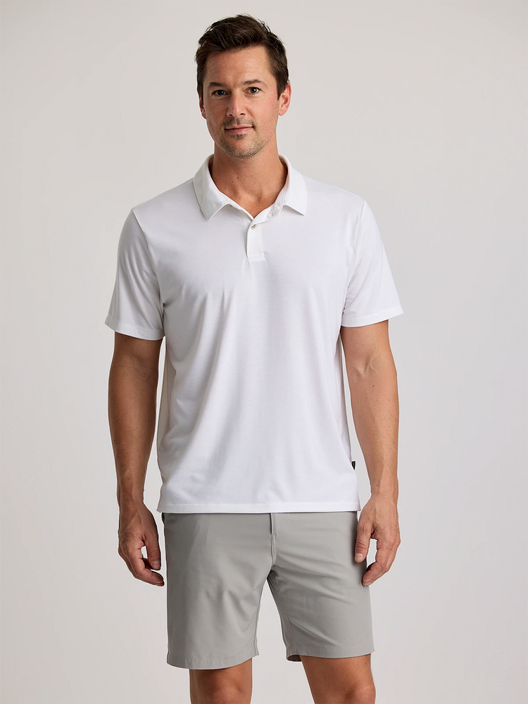 Men's Elevate Polo - Bright White