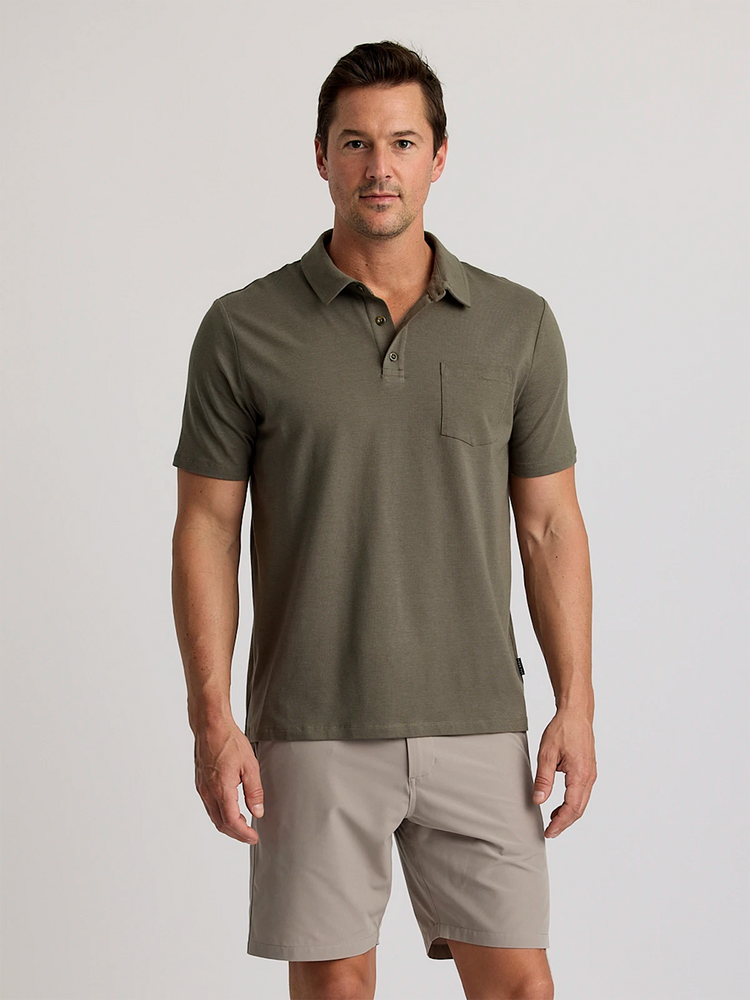 Men's Bamboo Current Polo - Fatigue