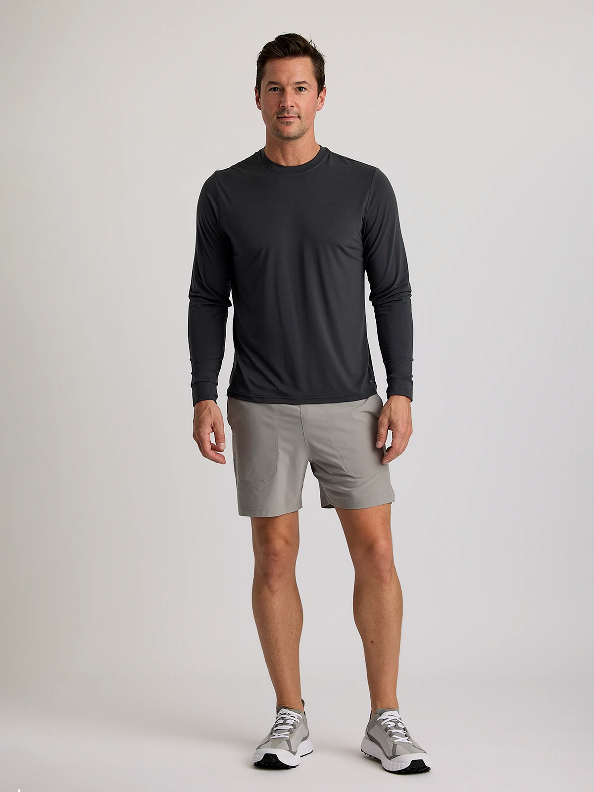 Men's Elevate Lightweight Long Sleeve - Black Sand