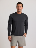 Men's Elevate Lightweight Long Sleeve - Black Sand