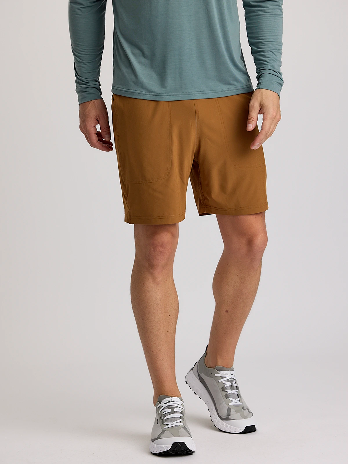 Men's Bamboo-Lined Active Breeze Short – 7" - Russet