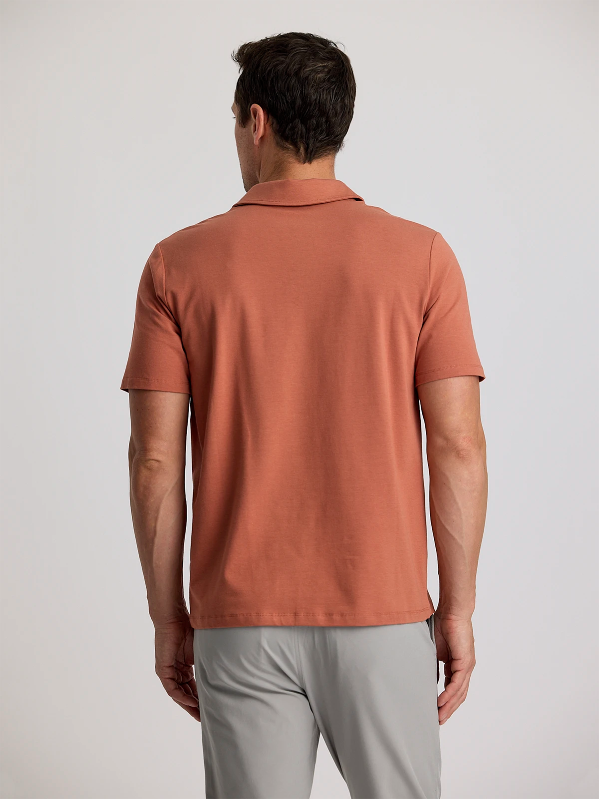 Men's Bamboo Current Polo - Redwood
