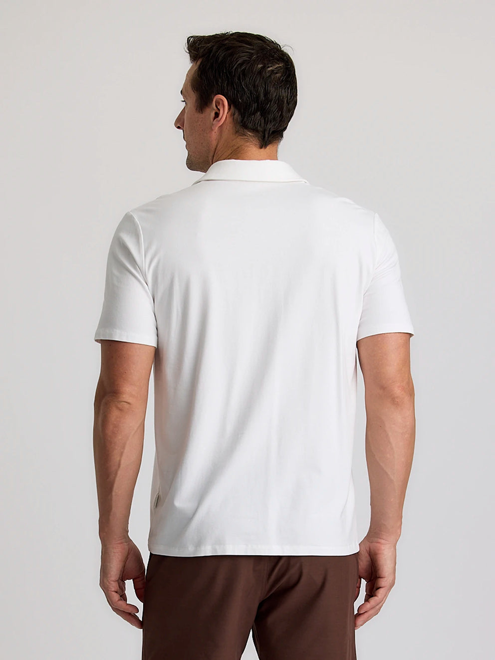 Men's Bamboo Current Polo - Bright White