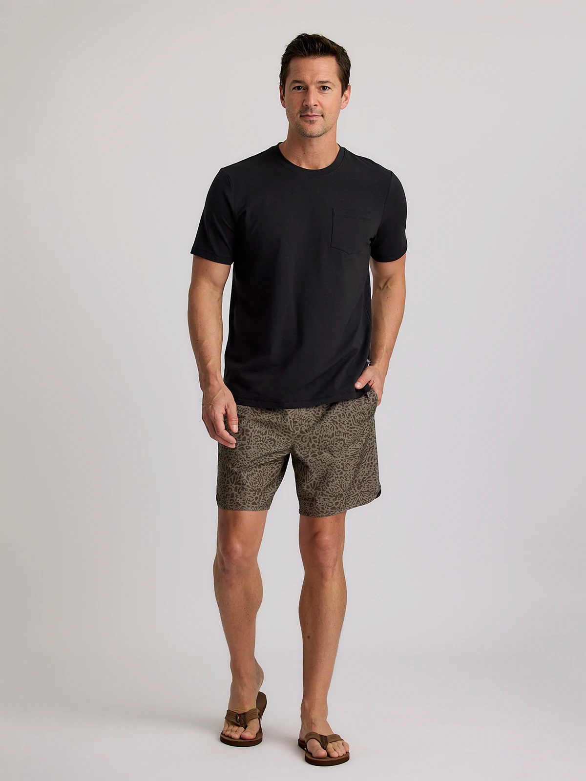 Men's Reverb Short - Drifter Print Fatigue