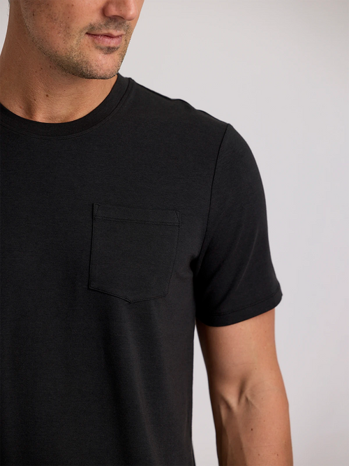 Men's Bamboo Current Pocket Tee - Black