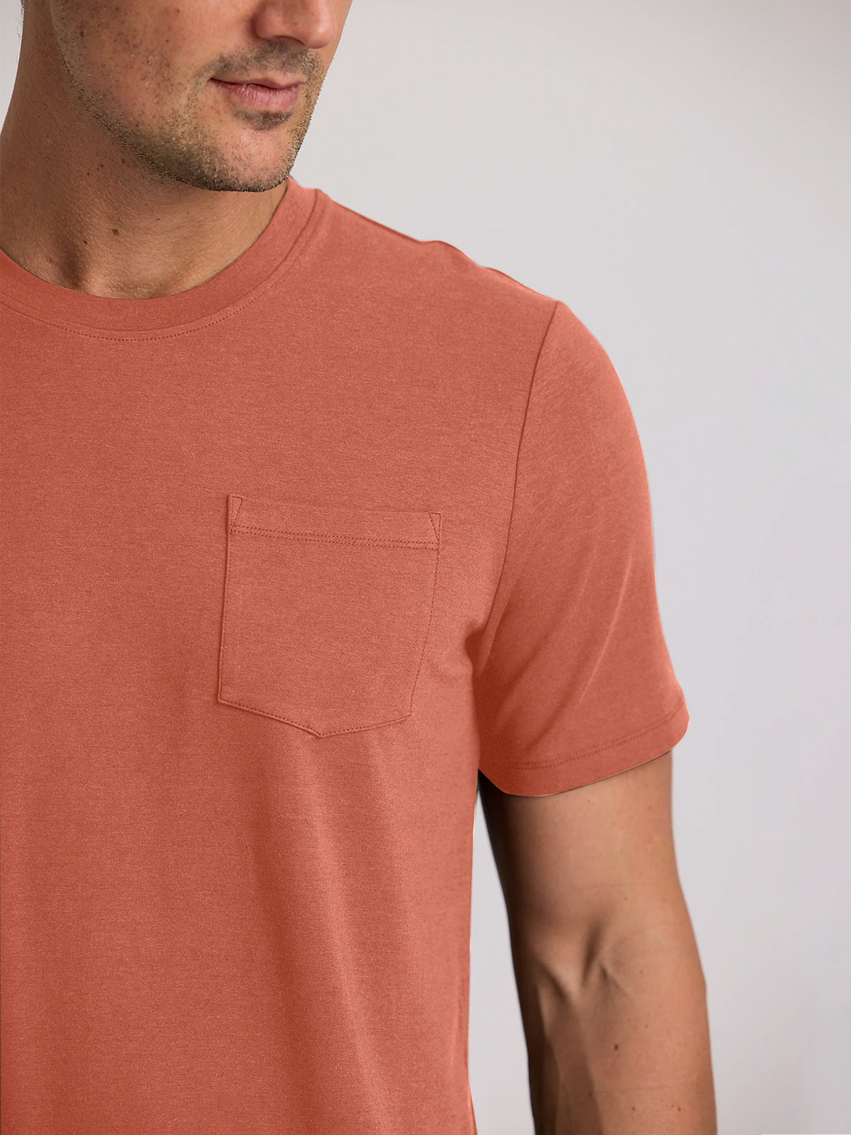 Men's Bamboo Current Pocket Tee - Redwood