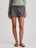 Women's Bamboo-Lined Active Breeze Short – 3" - Smoke