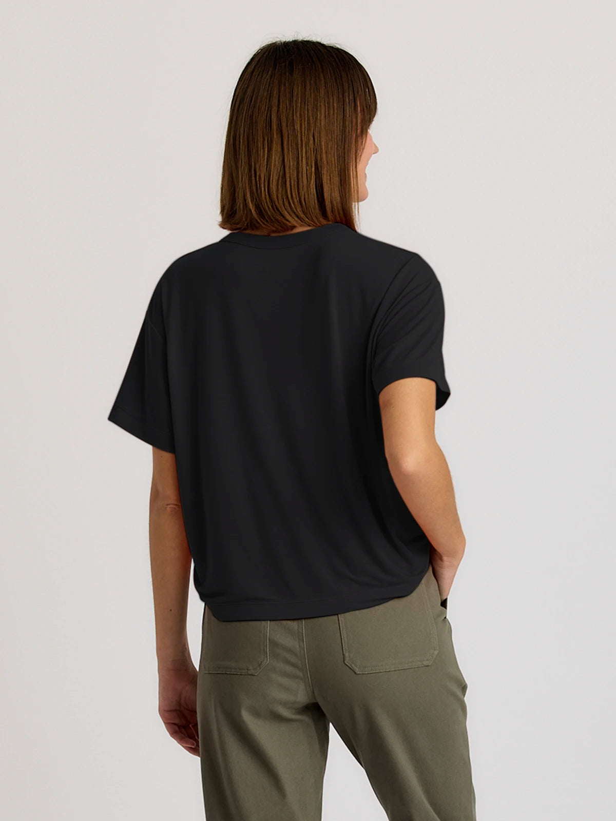 Women's Elevate Lightweight Tee - Black