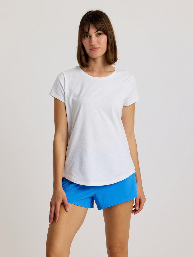 Women's Bamboo Current Tee - Bright White