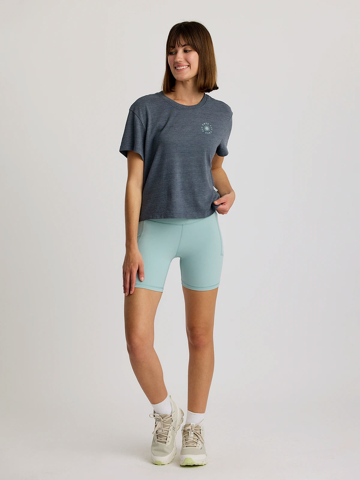 Women's All Day 6" Pocket Short - Ocean Mist