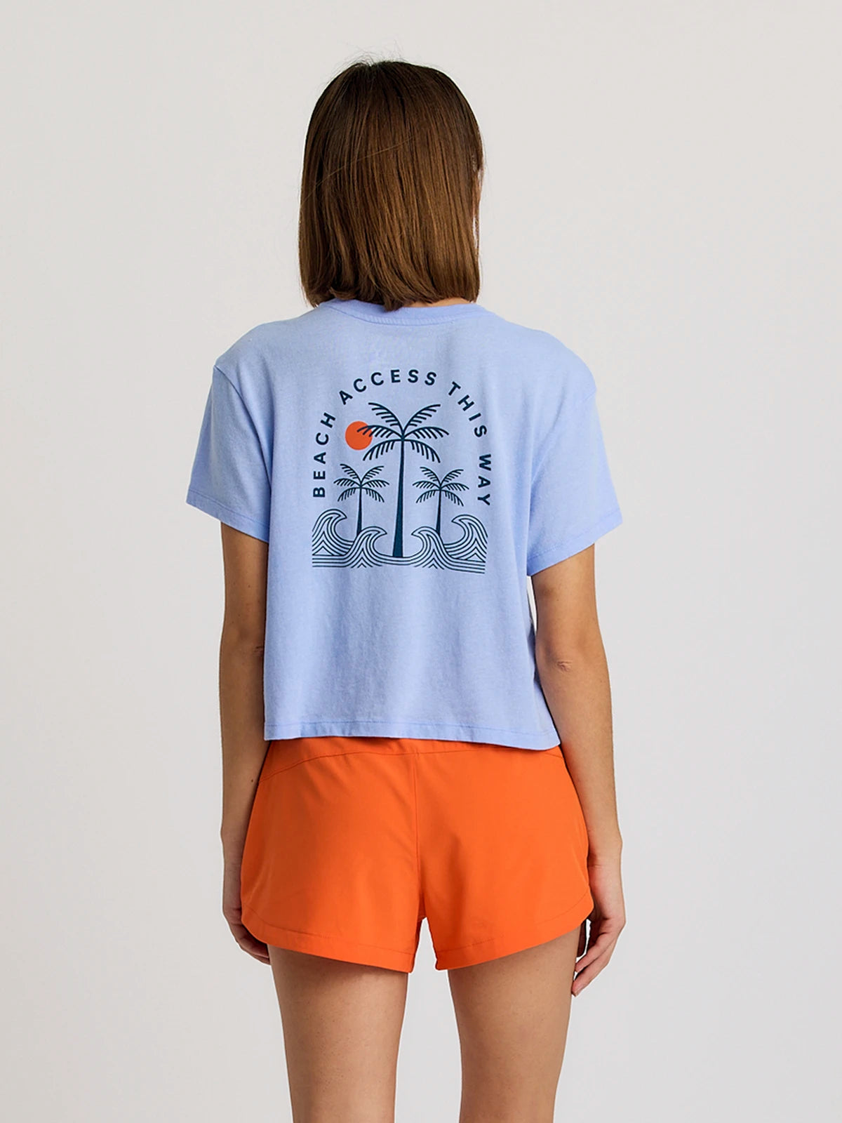 Women's Beach Access Tee - Heather Lavender
