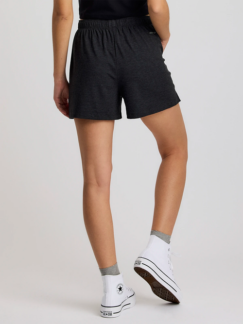 Women's Bamboo Flex Sunday Short - Heather Black