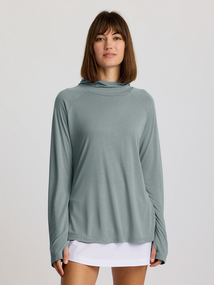 Women's Bamboo Lightweight Hoodie II - Slate