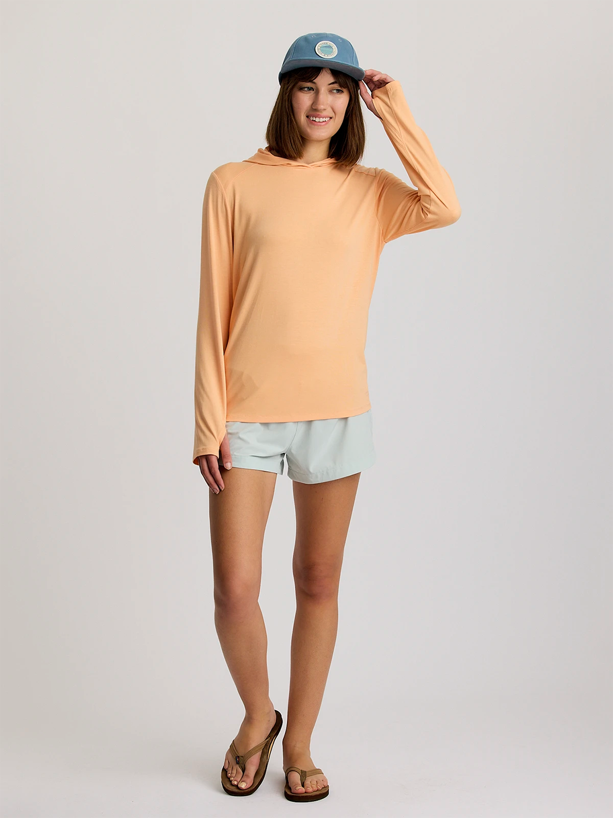 Women's Bamboo Shade Hoodie II - Tropic Orange