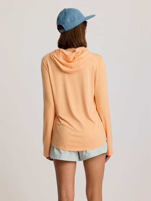 Women's Bamboo Shade Hoodie II - Tropic Orange