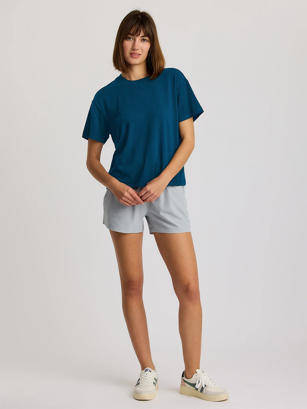 Women's Bamboo Current Boxy Tee - Legion Blue