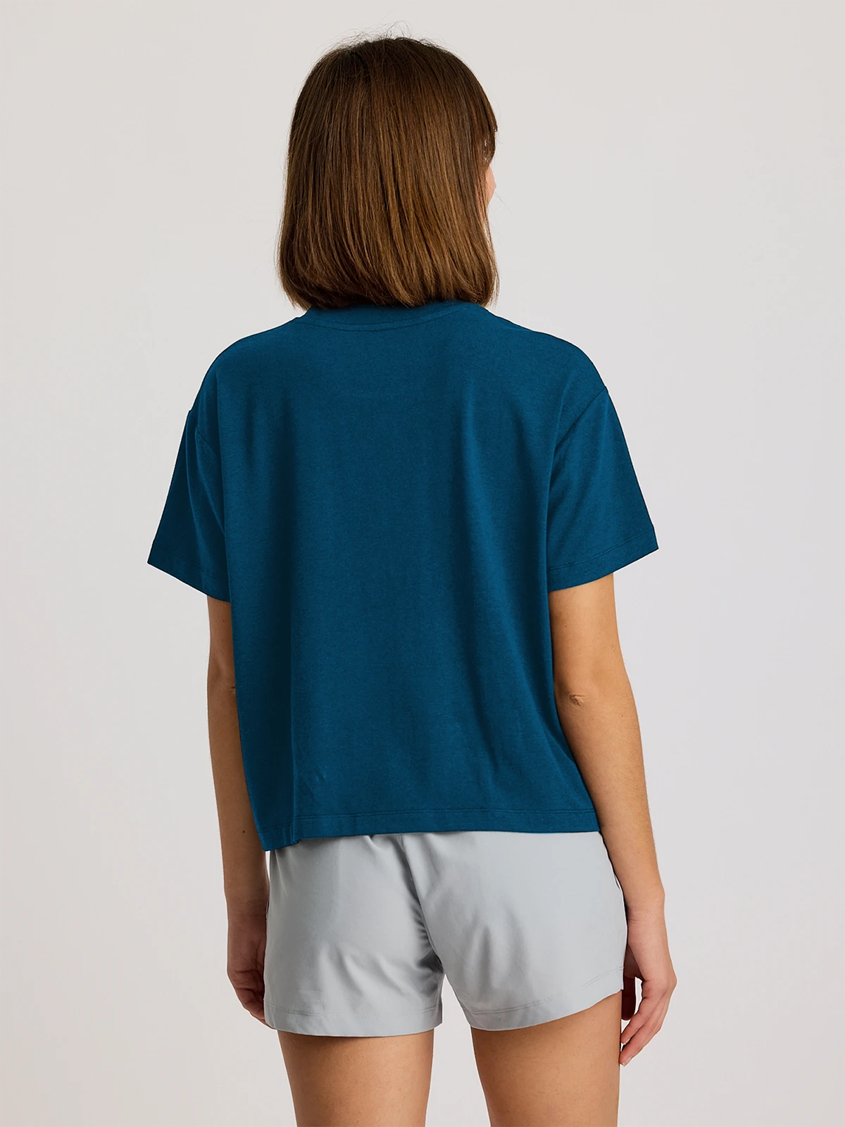 Women's Bamboo Current Boxy Tee - Legion Blue