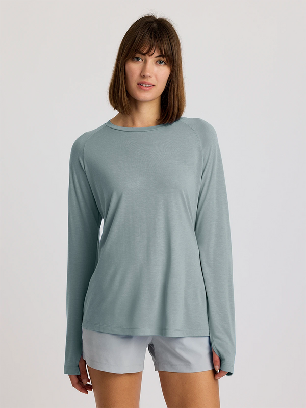 Women's Bamboo Lightweight Long Sleeve II - Slate